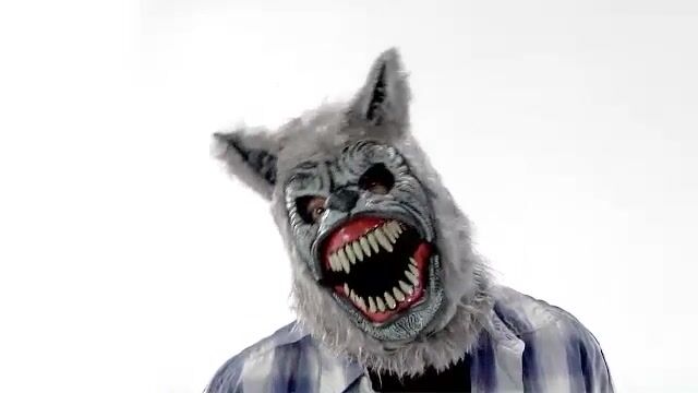 This werewolf motion mask is a unique scary mask for Halloween. This werewolf mask has a movable mouth that moves when you do.  The mask also works well for a big bad wolf costumes.