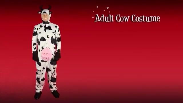 When you go in this Adult Happy Cow Costume, you'll be the happiest bovine on the pasture! Don't have a cow this Halloween... unless you mean this one.